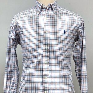 Men's Ralph Lauren Dress Shirt
Stretch Classic Blue/Pink M